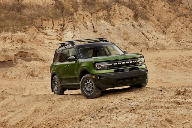 ford bronco sport in desert